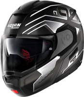 Nolan N90-3 Comeback N-Com,  flip-up helmet,  color: Matt Black/Grey/White,  size: S
