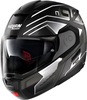 Nolan N90-3 Comeback N-Com,  flip-up helmet,  color: Matt Black/Grey/White,  size: XL