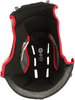 Nolan N90-3,  lining,  color: Black/Red,  size: XL