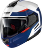 Nolan N90-3 Reflector N-Com,  flip-up helmet,  color: Blue/White/Red,  size: XL