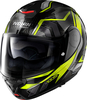 Nolan X-1005 Ultra Carbon Sandglas N-Com,  flip-up helmet,  color: Black/Neon-Yellow,  size: XL
