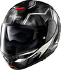 Nolan X-1005 Ultra Carbon Sandglas N-Com,  flip-up helmet,  color: Black/White,  size: S