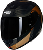 Nolan X-1005 Ultra Carbon Sportivo 345,  flip up helmet,  color: Black/Orange/Grey,  size: L