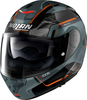 Nolan X-1005 Ultra Carbon Undercover N-Com,  flip-up helmet,  color: Black/Grey/Orange,  size: XL
