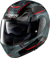 Nolan X-1005 Ultra Carbon Undercover N-Com,  flip-up helmet,  color: Black/Grey/Red,  size: L
