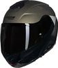 Nolan X-1005 Ultra Carbon Verniciature Speciale 342,  flip up hel,  color: Black/Dark Beige/Light Grey,  size: L