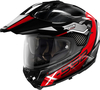 Nolan X-552 Ultra Carbon Dinamo N-Com,  enduro helmet,  color: Black/Grey/Red,  size: S
