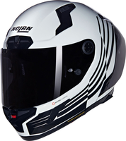 Nolan X-804 RS Ultra Carbon Ala 344,  full face helmet,  color: White/Black,  size: XL