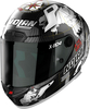 Nolan X-804 RS Ultra Carbon Checa,  integral helmet,  color: Black/White/Grey,  size: XXS