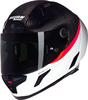 Nolan X-804 RS Ultra Carbon D.O.C. 346,  full face helmet,  color: White/Black/Neon-Red,  size: XS