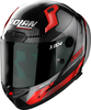 Nolan X-804 RS Ultra Carbon Hot Lap,  integral helmet,  color: Black/Grey/Red,  size: XXL