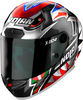 Nolan X-804 RS Ultra Carbon Lecuona,  integral helmet,  color: Black/Silver/Red,  size: XL