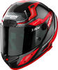 Nolan X-804 RS Ultra Carbon Maven,  integral helmet,  color: Black/Grey/Red,  size: XS