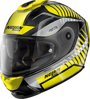 Nolan X-903 Ultra Carbon Starlight N-Com,  integral helmet,  color: Black/Grey/Yellow,  size: S