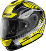 Nolan X-903 Ultra Carbon Starlight N-Com,  integral helmet,  color: Black/Grey/Yellow,  size: XL