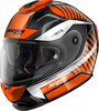 Nolan X-903 Ultra Carbon Starlight N-Com,  integral helmet,  color: Black/White/Orange,  size: L