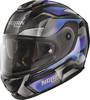 Nolan X-903 Ultra Carbon Ultra Highspeed N-Com,  integral helmet,  color: Black/Dark Grey/Purple/Green,  size: XL
