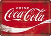 Nostalgic Art Coca-Cola - Logo Red Wave,  metal postcard