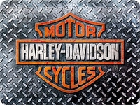 Nostalgic Art Harley-Davidson - Diamond Plate,  tin sign