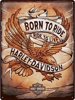 Nostalgic Art Harley Davidson - Born to Ride,  tin sign