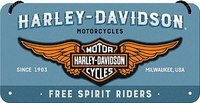 Nostalgic Art Harley-Davidson - Logo Blue,  decorative sign