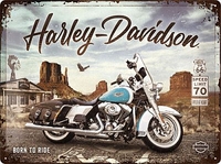 Nostalgic Art Harley-Davidson - Route 66,  tin sign