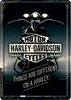 Nostalgic Art Harley-Davidson - Things,  metal postcard