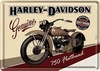 Nostalgic Art Harley-Davidson Flathead,  metal postcard