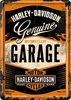 Nostalgic Art Harley-Davidson Garage,  metal postcard
