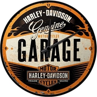 Nostalgic Art Harley-Davidson Garage,  wall clock