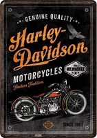 Nostalgic Art Harley-Davidson Timeless Tradition,  metal postcard