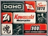 Nostalgic Art Kawasaki - Motorcycles Since 1878,  magnet set