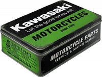 Nostalgic Art Kawasaki - Motorcycles,  tin box flat