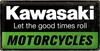 Nostalgic Art Kawasaki - Motorcycles,  tin sign