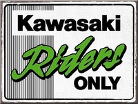 Nostalgic Art Kawasaki - Riders Only Ninja,  magnet
