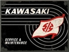 Nostalgic Art Kawasaki - Tank Logo,  magnet