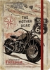 Nostalgic Art Route 66 Bike Map,  notebook