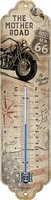Nostalgic Art Route 66 Bike Map,  thermometer