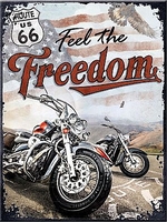 Nostalgic Art Route 66 Freedom,  magnet