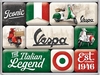 Nostalgic Art Vespa - Italian Legend,  magnet set (9 pcs.)
