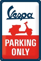 Nostalgic Art Vespa - Parking Only,  tin sign