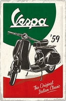 Nostalgic Art Vespa - The Italian Classic,  tin sign