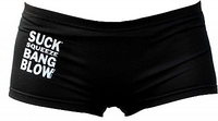 Oily Rag Clothing Suck Squeeze Bang Blow,  boxer short women