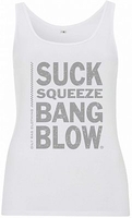 Oily Rag Clothing Suck Squeeze Bang Blow,  tanktop women