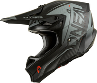 ONeal 10SRS Carbon Prodigy V.22,  motocross helmet,  color: Matt Black/Grey,  size: M