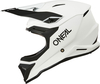 ONeal 1SRS Solid,  motocross helmet,  color: Matt White/Black,  size: L
