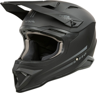 ONeal 1SRS Solid S25,  motocross helmet,  color: Matt Black/Grey,  size: M