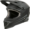 ONeal 1SRS Solid S25,  motocross helmet kids,  color: Matt Black/Grey,  size: L