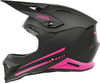ONeal 1SRS Solid S25,  motocross helmet kids,  color: Matt Black/Pink,  size: L