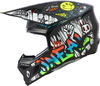 ONeal 3SRS Rancid,  motocross helmet kids,  color: Matt Black/White/Red/Blue,  size: L